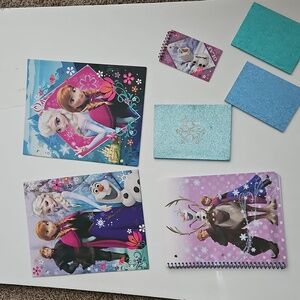 Disney's Frozen collection of notebooks and folders